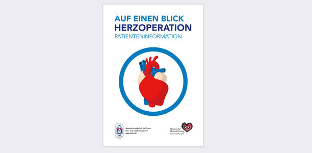Bild zu Neue Broschüre - Laienverständliche Informationen über Herzoperationen
